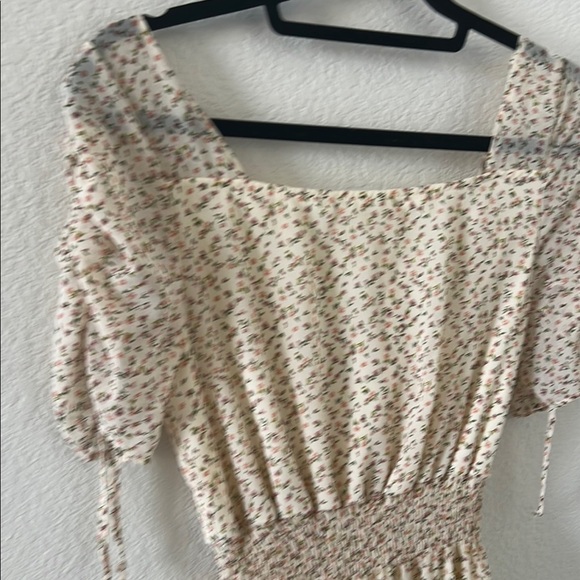 Liberty Love Tan Puff Sleeve Sundress - Picture 12 of 16